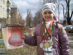 Эвелина Титаева - абсолютная чемпионка Беларуси среди детей